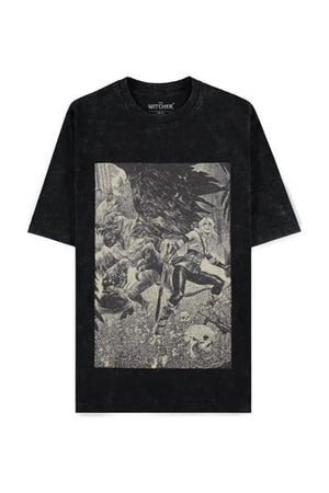 Het Witcher T-shirt Ciri en de Basilisk