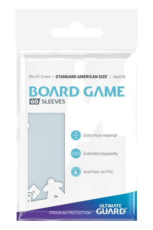 Ultimate Guard Board Game Sheeves (60) - Standard American
