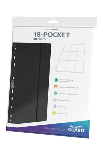 Ultimate Guard 18-Pocket Pages Side-loading (10)-Zwart