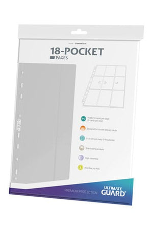 Ultimate Guard 18-Pocket Pages Side-loading (10)-Wit
