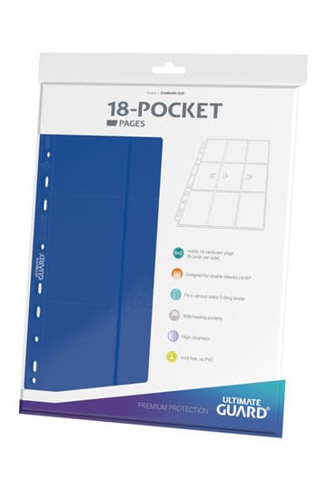Ultimate Guard 18-Pocket Pages Side-loading (10)-Blauw