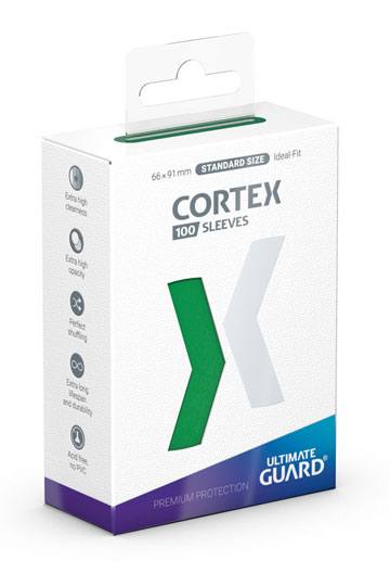 Ultimate Guard Cortex Sheeves Standard Grootte (100) - Green