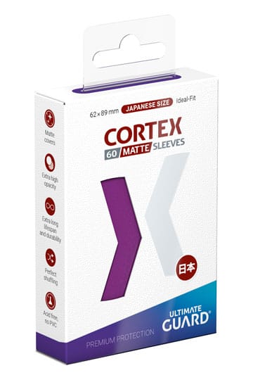 Ultimate Guard Cortex Mouwen Matte Japanse maat (60) - Paars