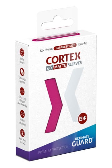 Ultimate Guard Cortex Sheeves Matte Japanse maat (60) - roze