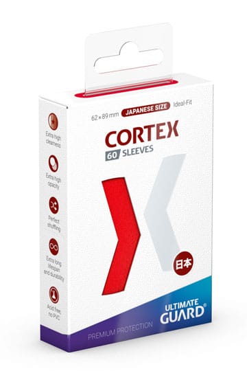 Ultimate Guard Cortex Mouwen Japanese maat (60) - Rood