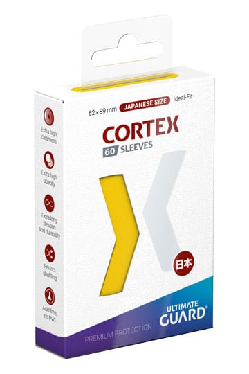 Ultimate Guard Cortex Mouwen Japanese maat (60) - Geel