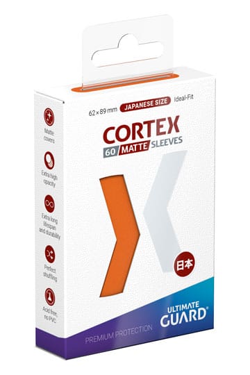 Ultimate Guard Cortex Sheeves Matte Japanse maat (60) - Oranje