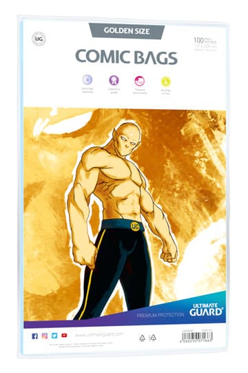Ultimate Guard Comic Bags Standard (100) - Gouden maat