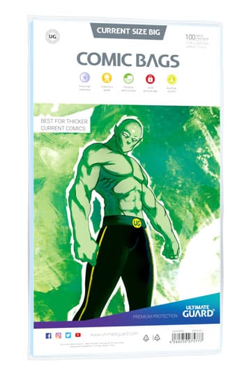 Ultimate Guard Comic Bags Standard (100) - Huidige grootte groot