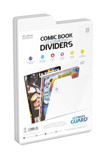 Ultimate Guard Comic Book Dividers (25) - Wit