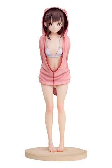 Origineel personage PVC standbeeld zwempak hoodie misaki illustratie door Jonsun 26 cm