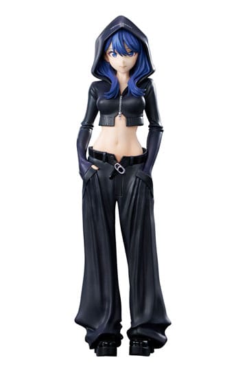 Gridman Universe Zozo Black Collection standbeeld PVC Rikka Takarada 24 cm
