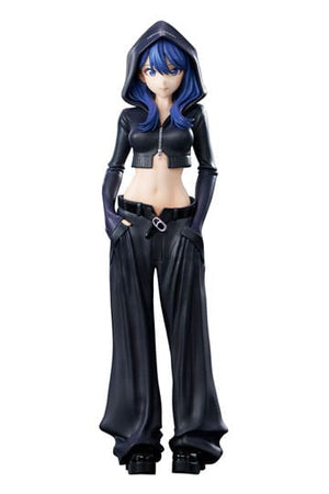 Gridman Universe Zozo Black Collection standbeeld PVC Rikka Takarada 24 cm