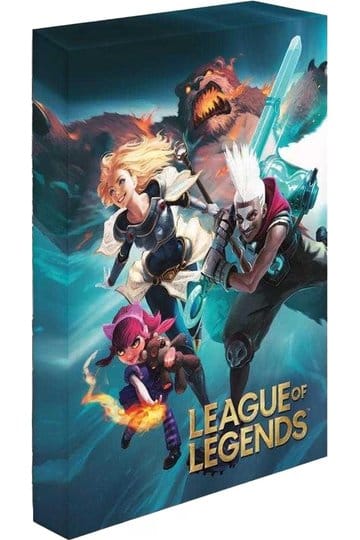 League of Legends Canvas Print met licht Fight for Glory