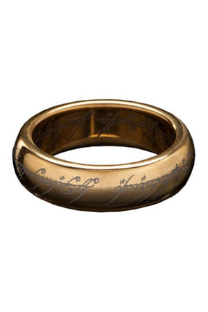 Lord of the Rings Tungsten Ring The One Ring (Gold Plated) maat 9