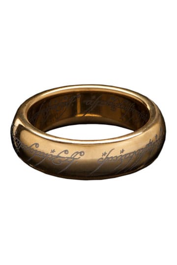 Lord of the Rings Tungsten Ring The One Ring (Gold Ploated) maat 10