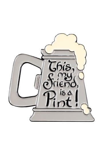 Lord of the Rings-magneet Dit, mijn vriend, is een pint! (Emaille) 7cm