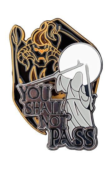 Lord of the Rings Collectors Pins 2-pack You Shall Not Pass 8 cm