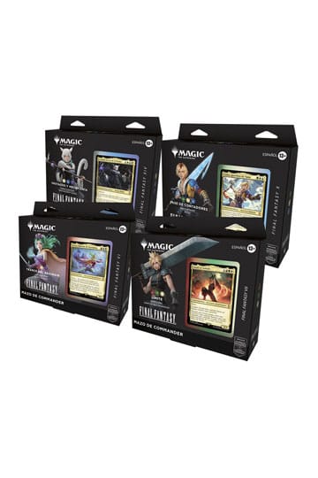 Magic the Gathering Final Fantasy Commander Decks Display (4) Spaans