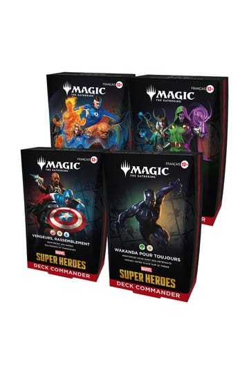 Magic the Gathering Marvel Super Heroes Commander Decks Case (4) Frans