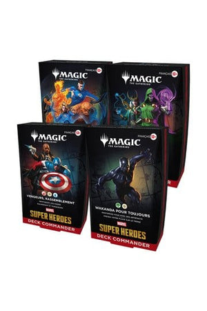 Magic the Gathering Marvel Super Heroes Commander Decks Case (4) Frans