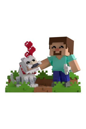 Minecraft vinylfiguur Een wolf temmen 10 cm