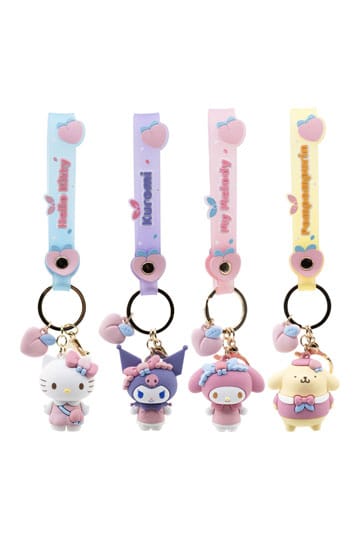 Sanrio Peach Series Keychain met handband Hello Kitty en vrienden Display (12)