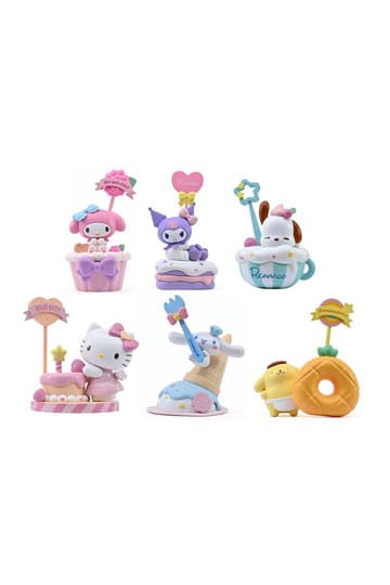 Sanrio Memo Stand Party Time Series Mini -figuren Hello Kitty en vrienden 5 cm display (12)