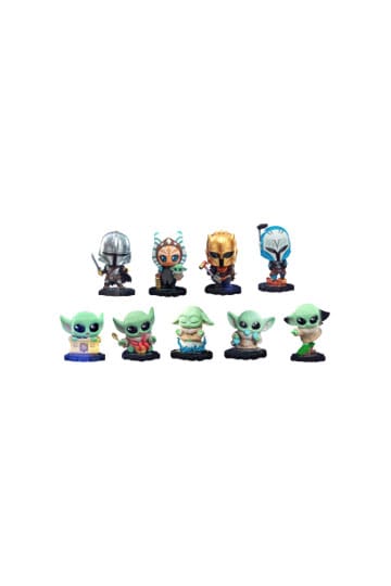 Star Wars The Mandalorian Cosbi minifiguren 8 cm blinde doos display (8)