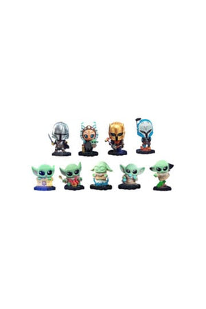 Star Wars The Mandalorian Cosbi minifiguren 8 cm blinde doos display (8)
