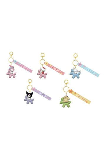 Sanrio Balloon Series sleutelhanger met handriem Hello Kitty en vrienden display (12)
