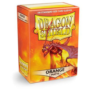 Mouwen Dragon Shield Matte - Orange (100CT)