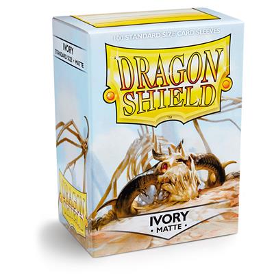 Mouwen Dragon Shield Matte - Ivory (100CT)
