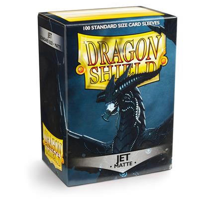 Mouwen Dragon Shield Matte - Jet (100CT)