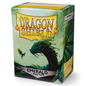 Mouwen Dragon Shield Matte Emerald (100ct)