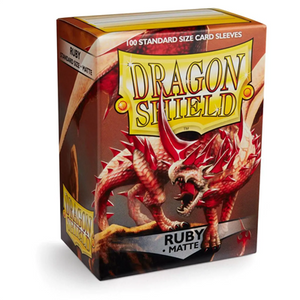 Mouwen Dragon Shield Matte Ruby (100CT)