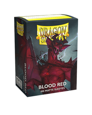 Mouwen Dragon Shield Blood Red (100CT)