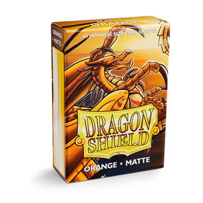Mouwen Dragon Shield Matte Japans Oranje (60CT)