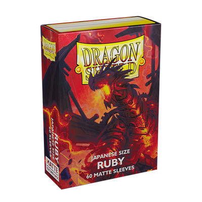 Mouwen Dragon Shield Matte Japanse Ruby (60)