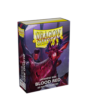 Mouwen Dragon Shield Matte Japans rood (60ct)
