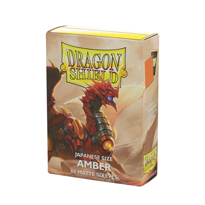 Mouwen Dragon Shield Matte Japanse Amber (60CT)