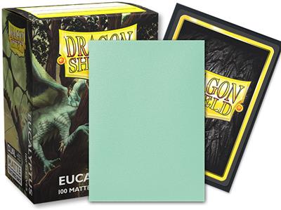 Mouwen Dragon Shield Matte dubbele eucalyptus 100ct