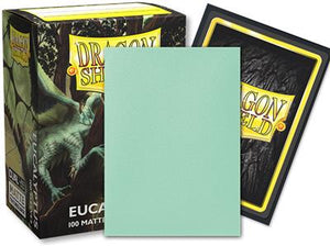 Mouwen Dragon Shield Matte dubbele eucalyptus 100ct