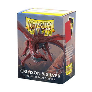 MOUWEN DS Mat Dual Crimson & Zilver (100)
