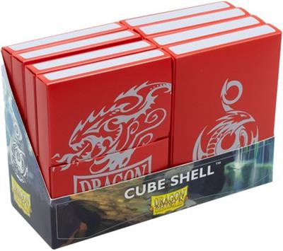 Deckbox Dragon Shield Cube Shell Blood Rood