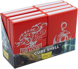 Deckbox Dragon Shield Cube Shell Blood Rood