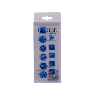 DICE Eclipse Pacific Blue 11 dobbelstenenset