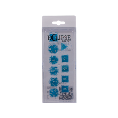 DICE Eclipse Sky Blue 11 dobbelstenenset