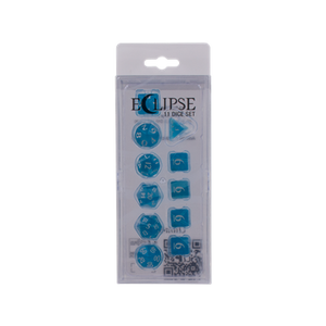 DICE Eclipse Sky Blue 11 dobbelstenenset