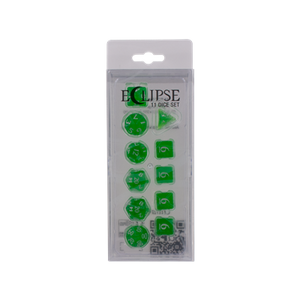 DICE Eclipse Lime Green 11 Dobbelstenen Set